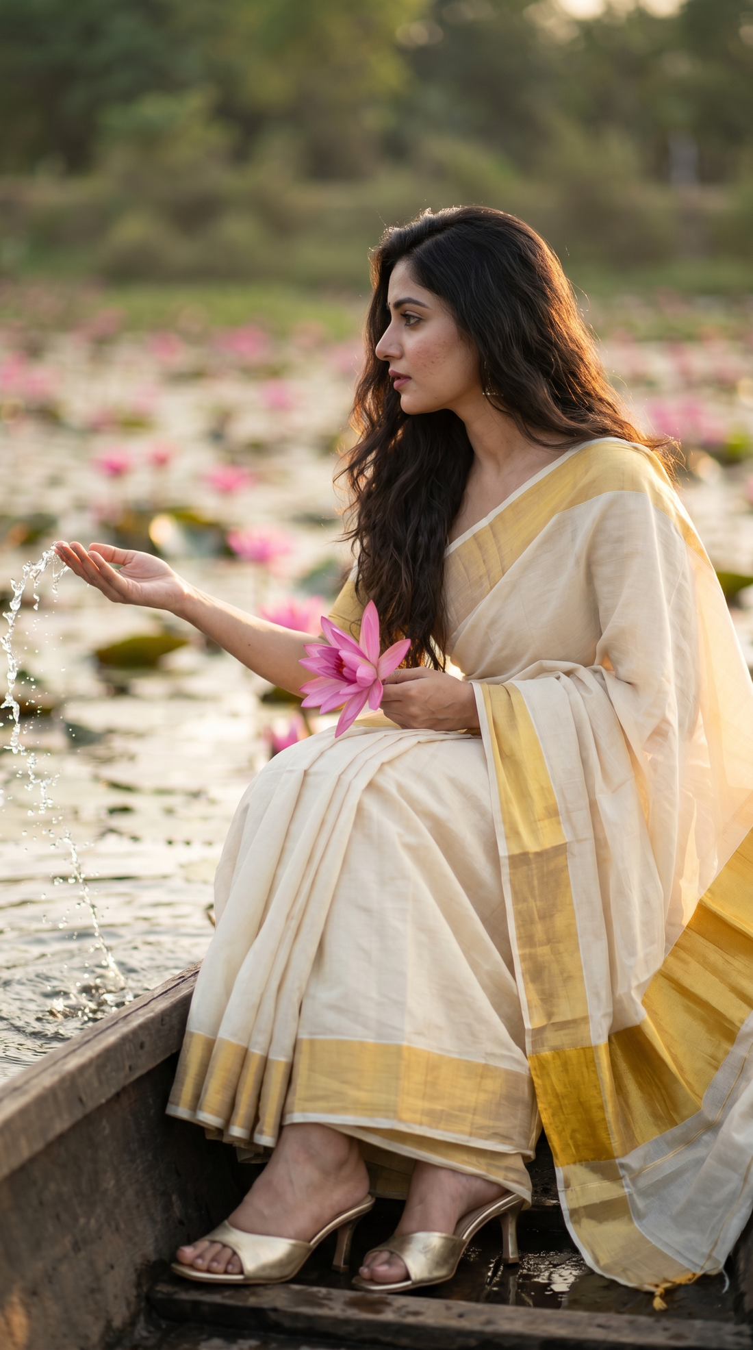 Tissue Kerala Saree | GS34