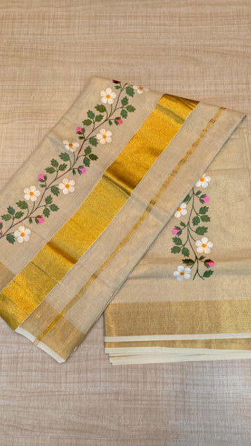 Tissue Kerala saree| GS265