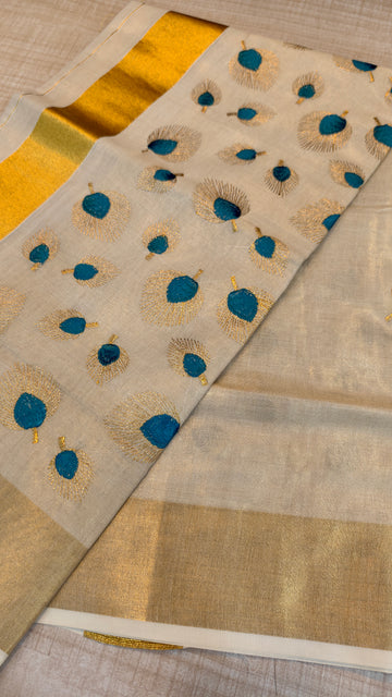 Tissue Kerala Saree| GS254