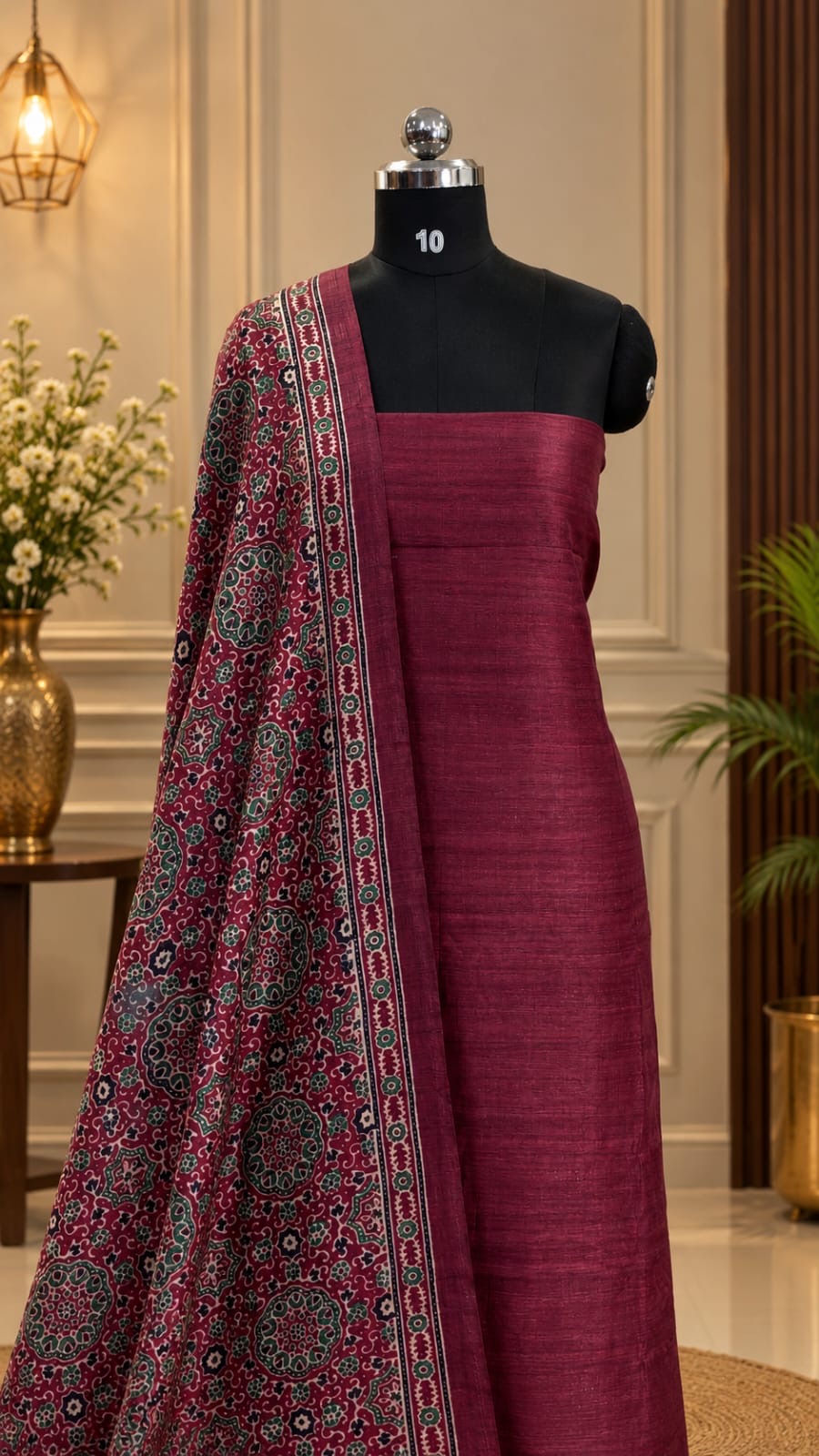 Raw Silk Salwar | PA424