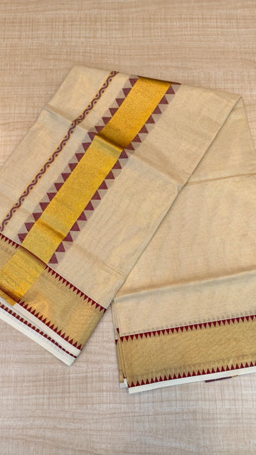 Tissue Kerala Saree|GS77