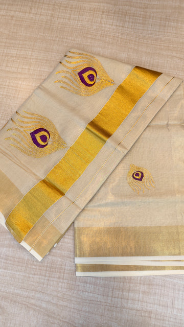 Tissue Kerala Saree| GS217