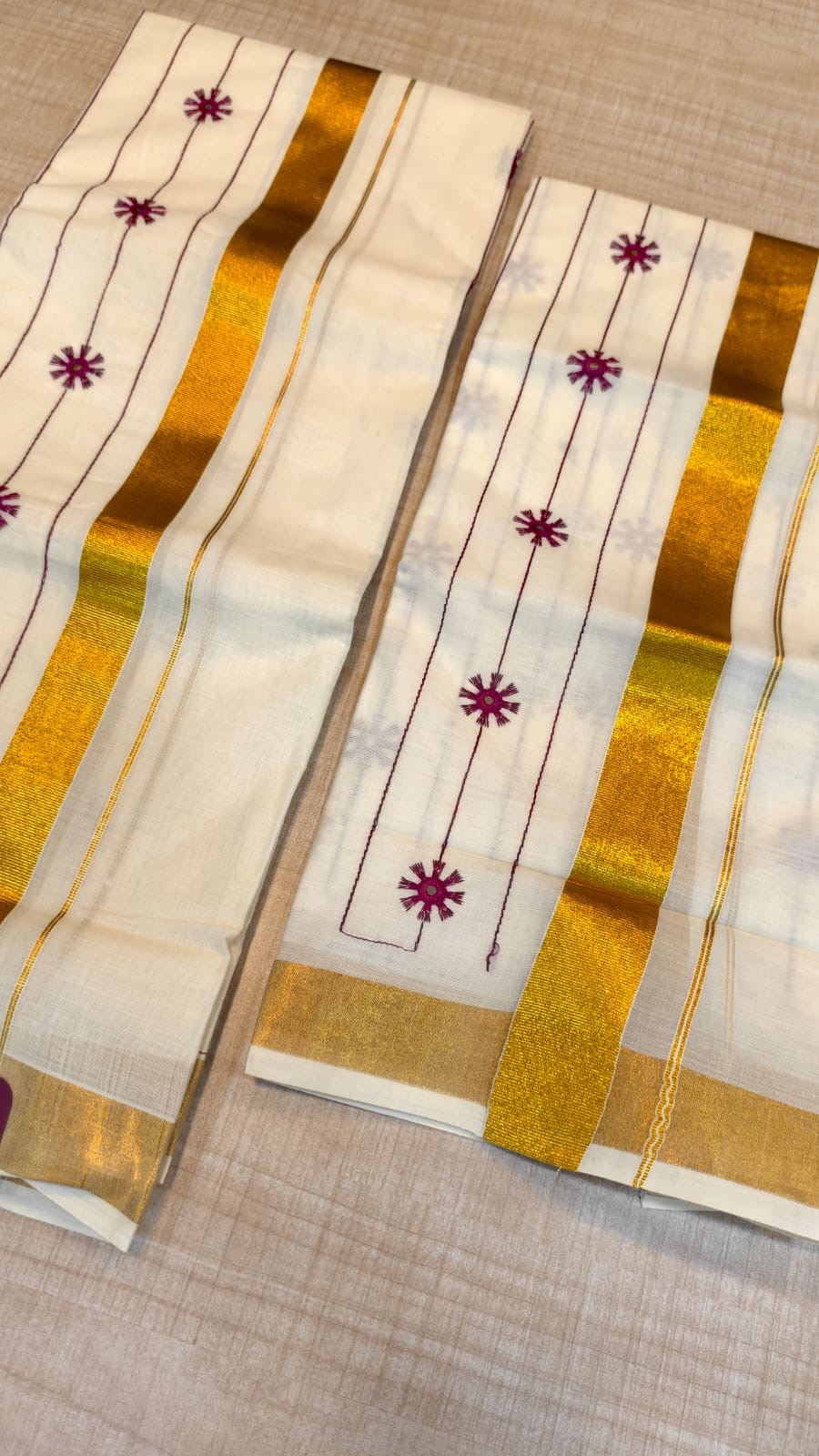 Cotton Set Mundu | GS140