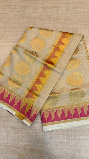 Tissue Kerala Saree| GS61