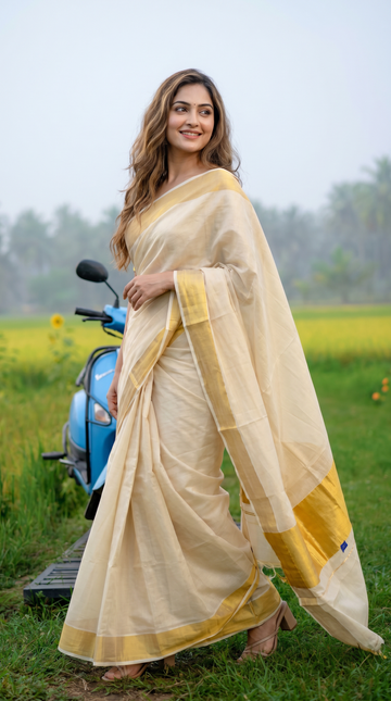 Tissue Kerala Saree | GS34