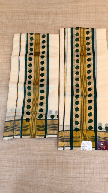 Cotton Set Mundu| GS304