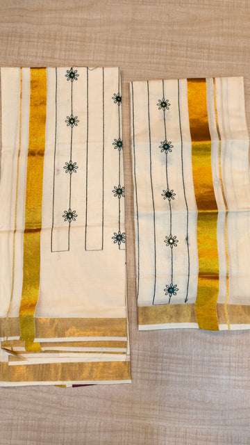 Cotton Set Mundu| GS142