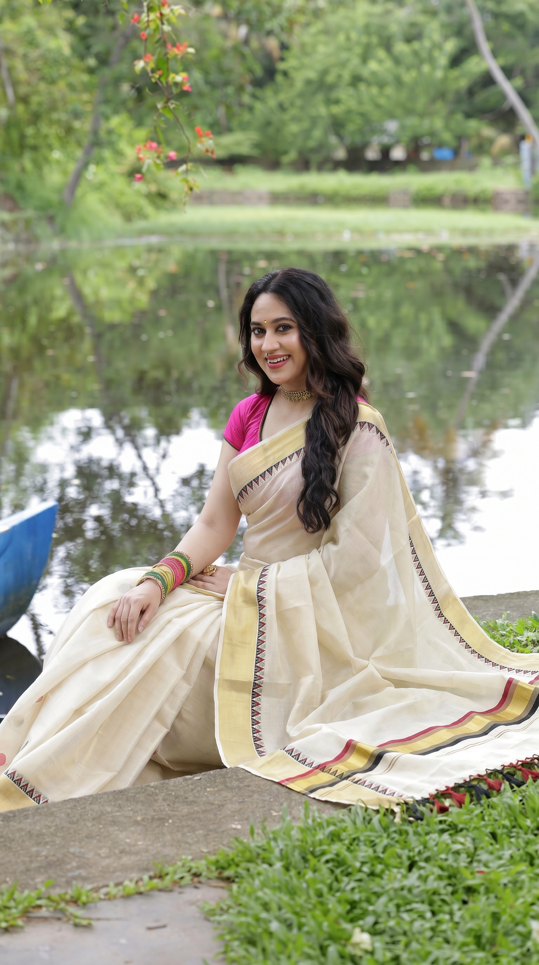Tissue Kerala Saree | GS128