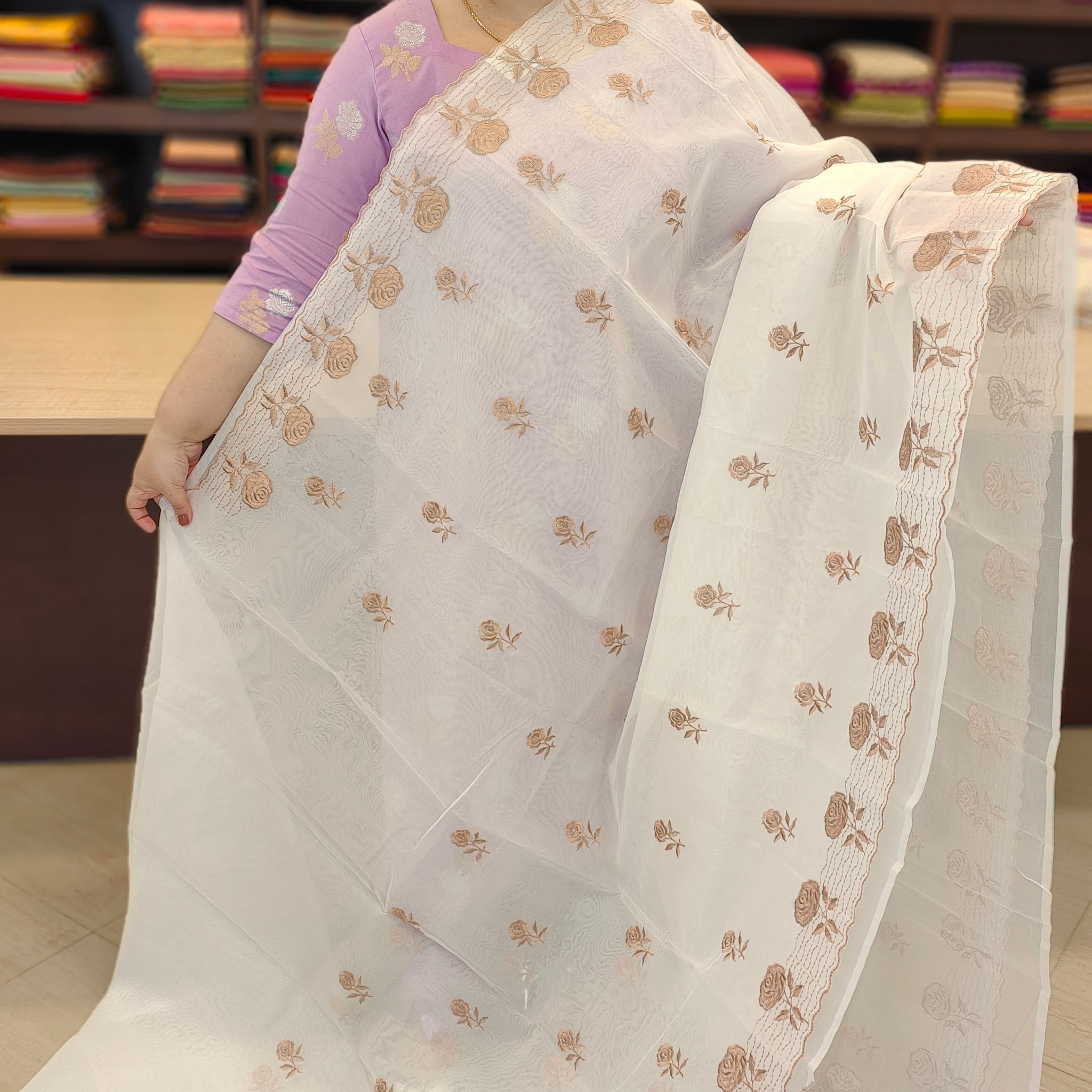 Organza Saree | TE99