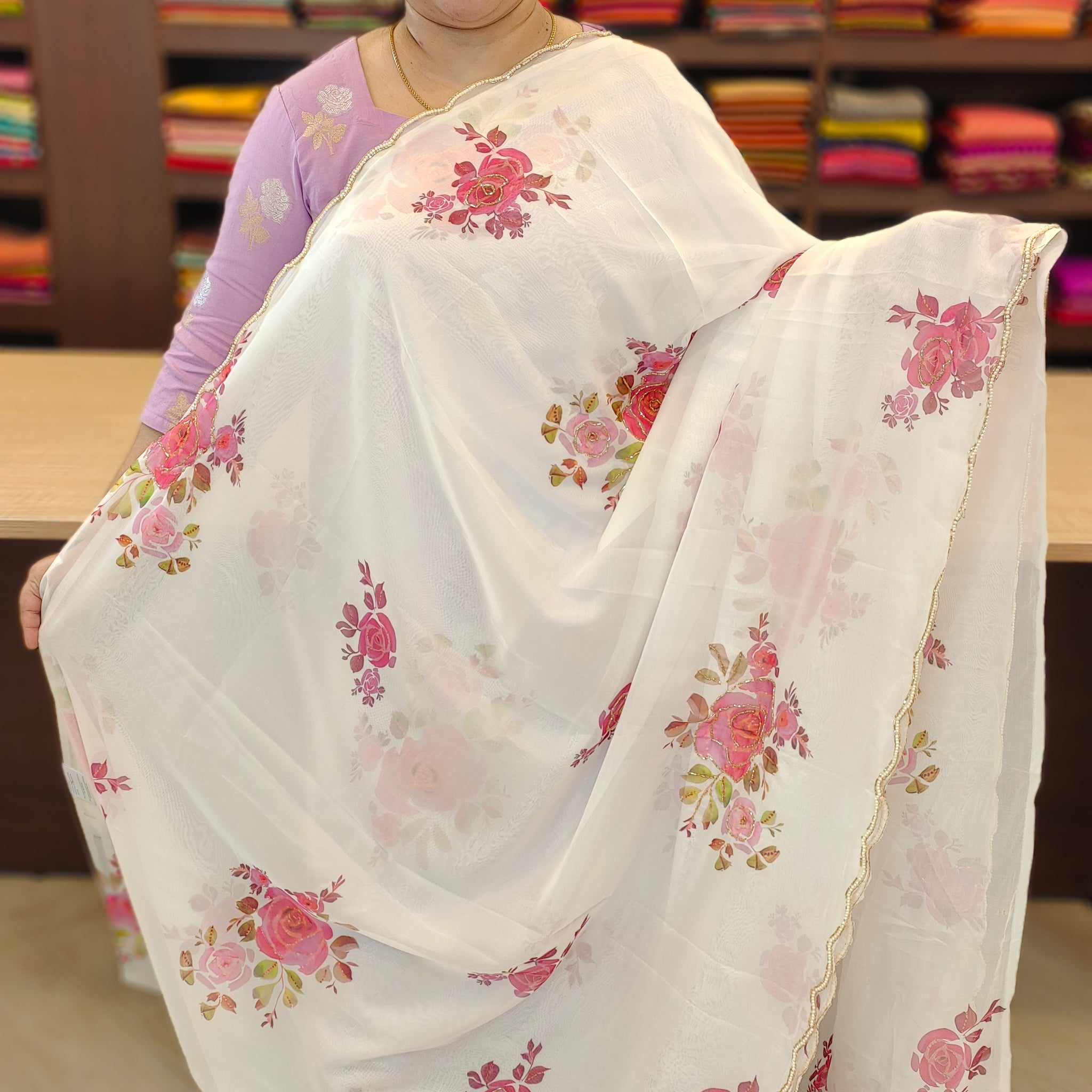 Organza Saree | VA05