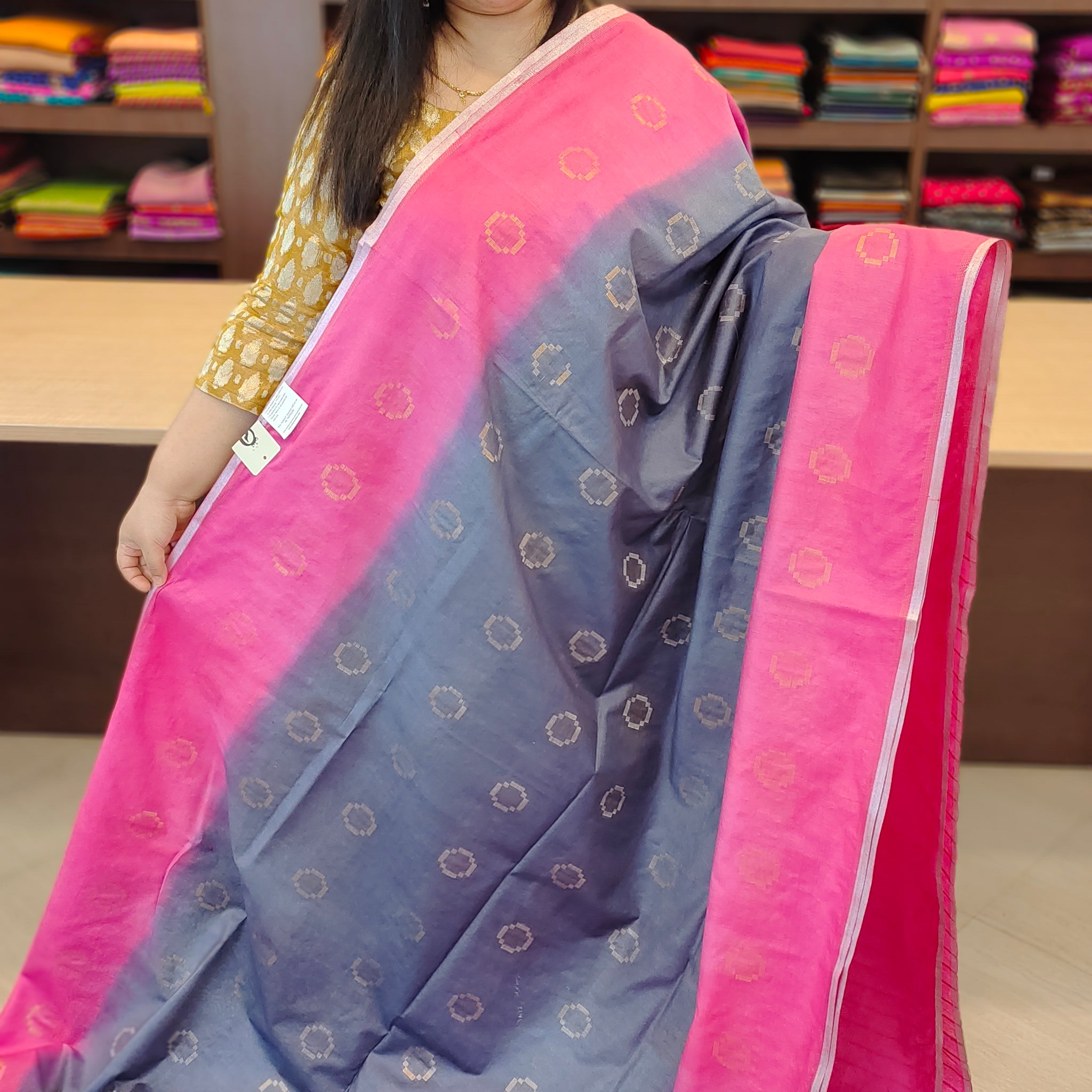 Semi Tussar Saree | Z102