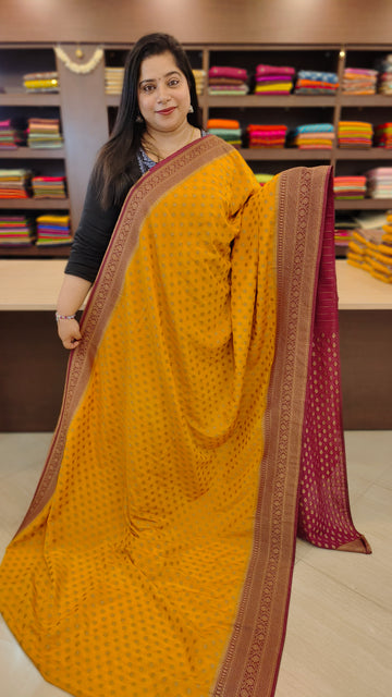 Khadi Banarasi Saree | AG272