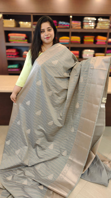 Semi Kanjivaram Saree | AMS443