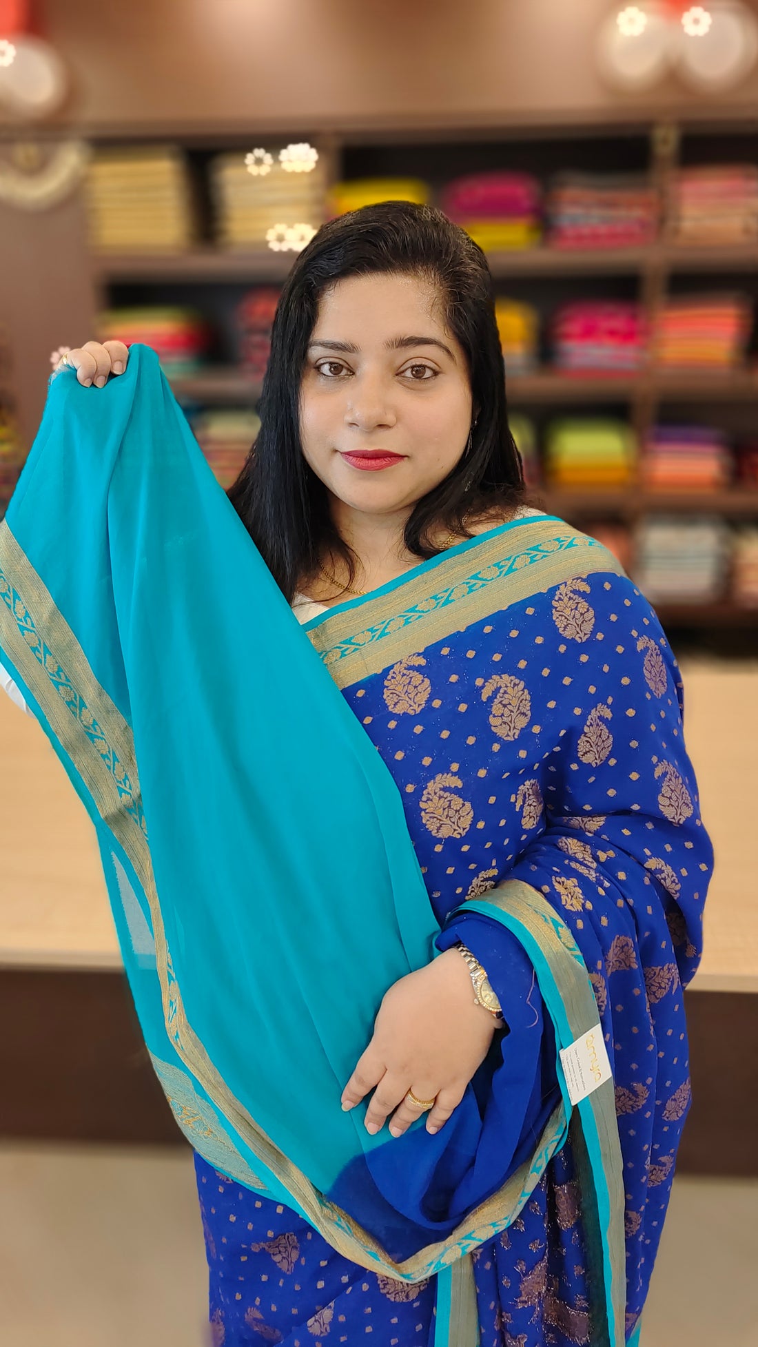 Georgette Banarasi Saree | 1005