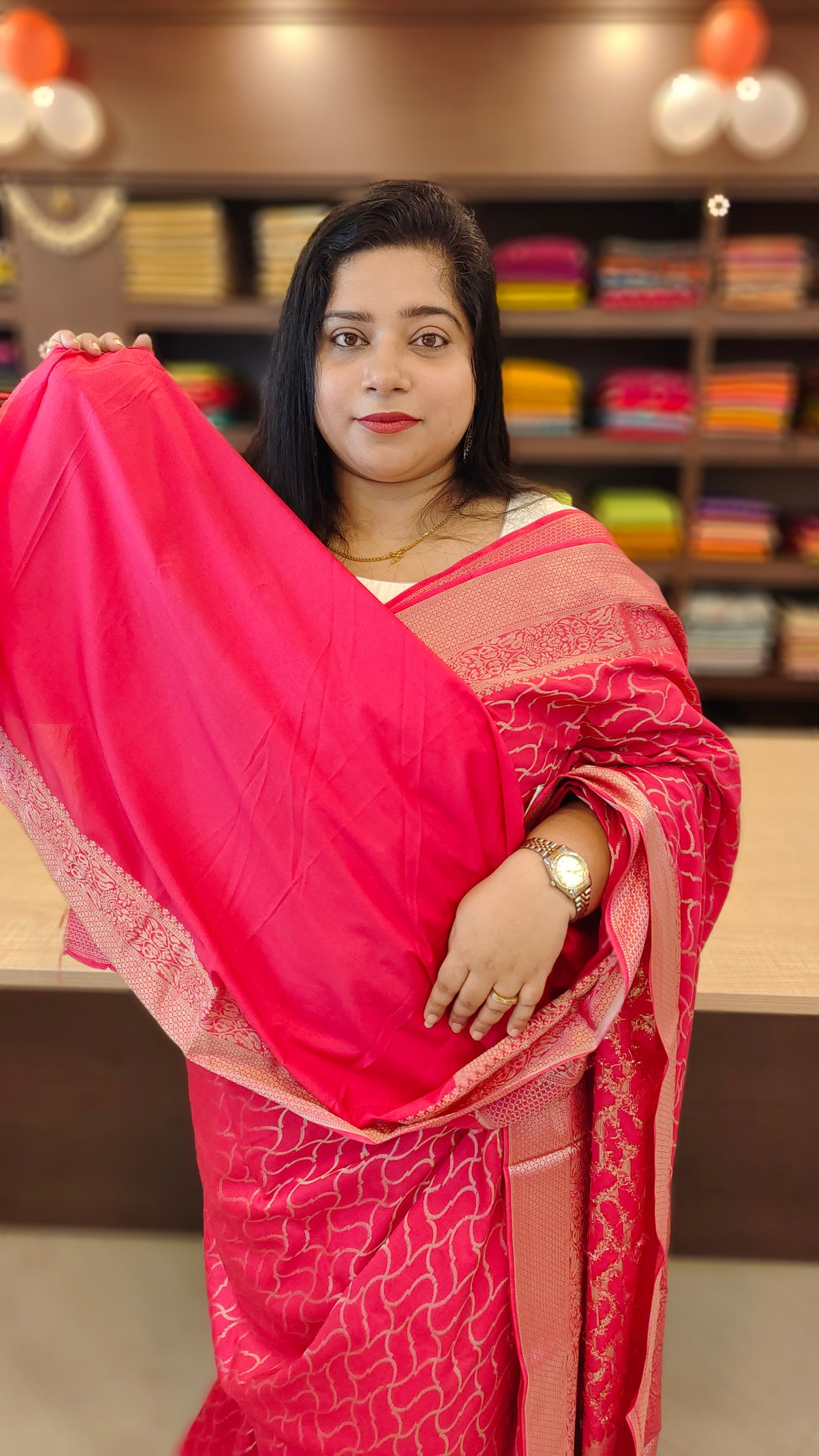 Crape Banarasi Saree | UT120