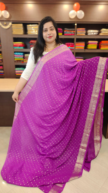 Georgette Banarasi Saree | PGA16