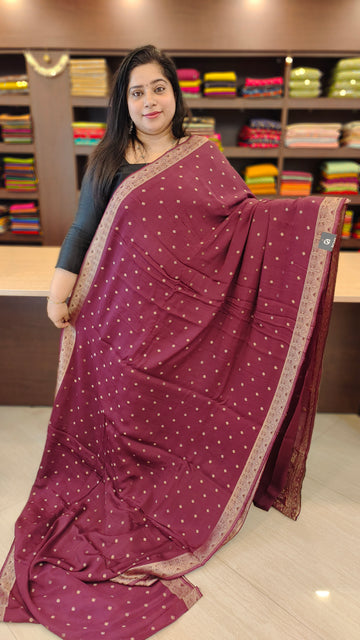 Pure Crape Saree | UT121