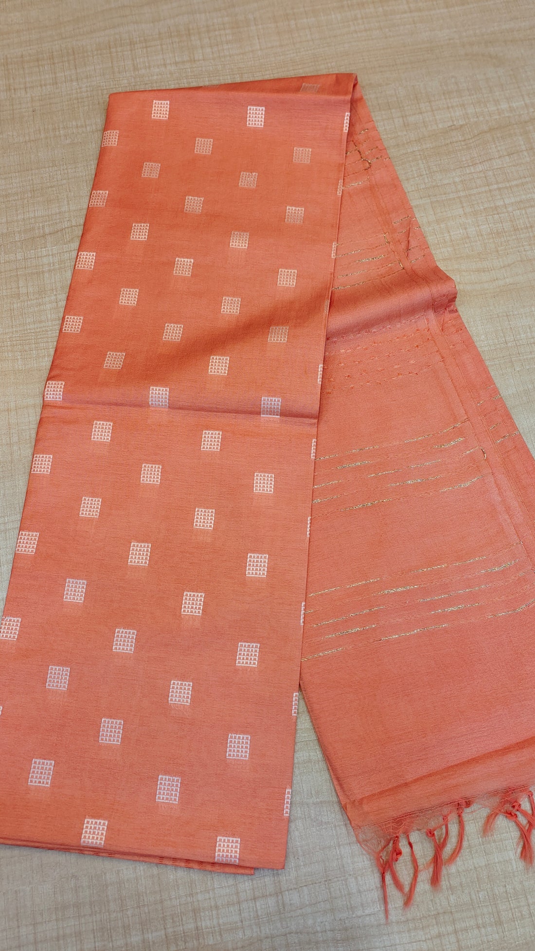 Semi Tussar Saree | ZH1121