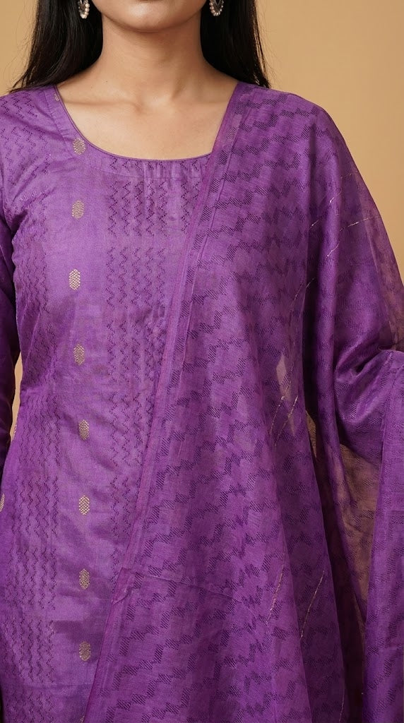 Semi Tussar Salwar | ZH1120