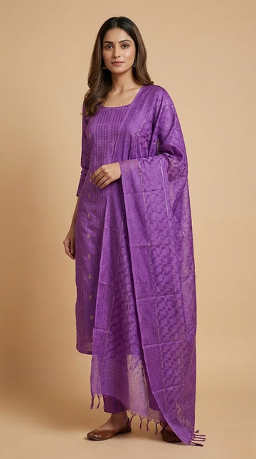 Semi Tussar Salwar | ZH1120