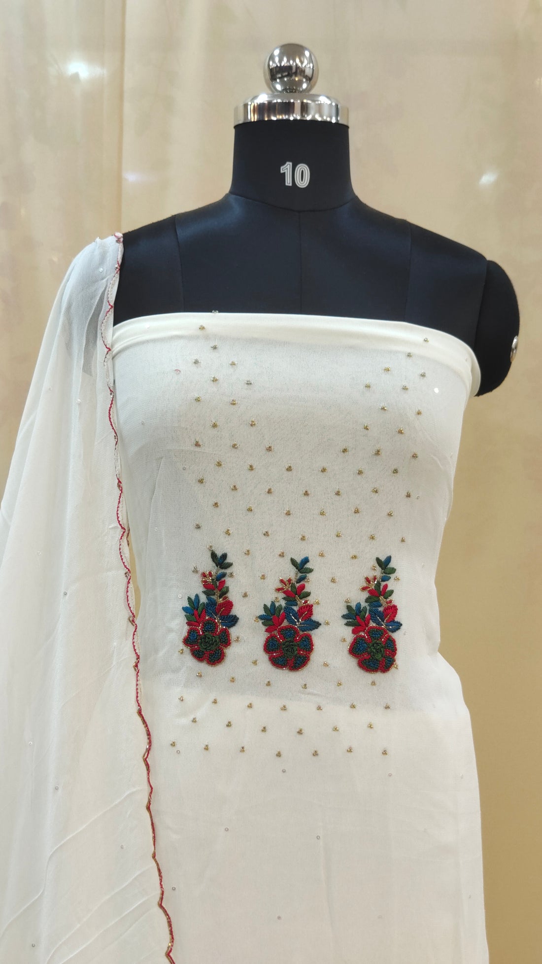 Pure Georgette Salwar | P1177