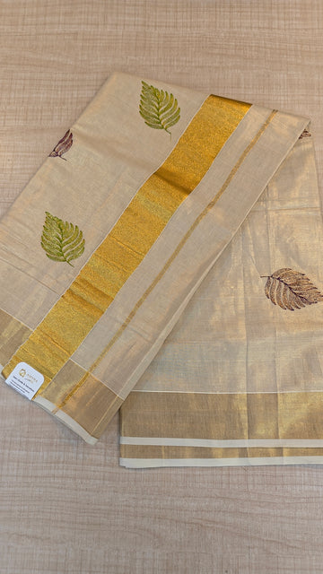 Tissue Kerala Saree | GS478