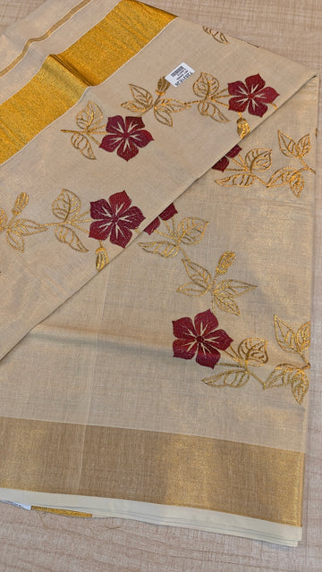 Tissue Kerala Saree | GS549