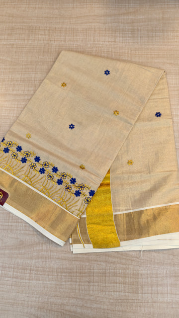 Tissue Kerala Saree | GS466