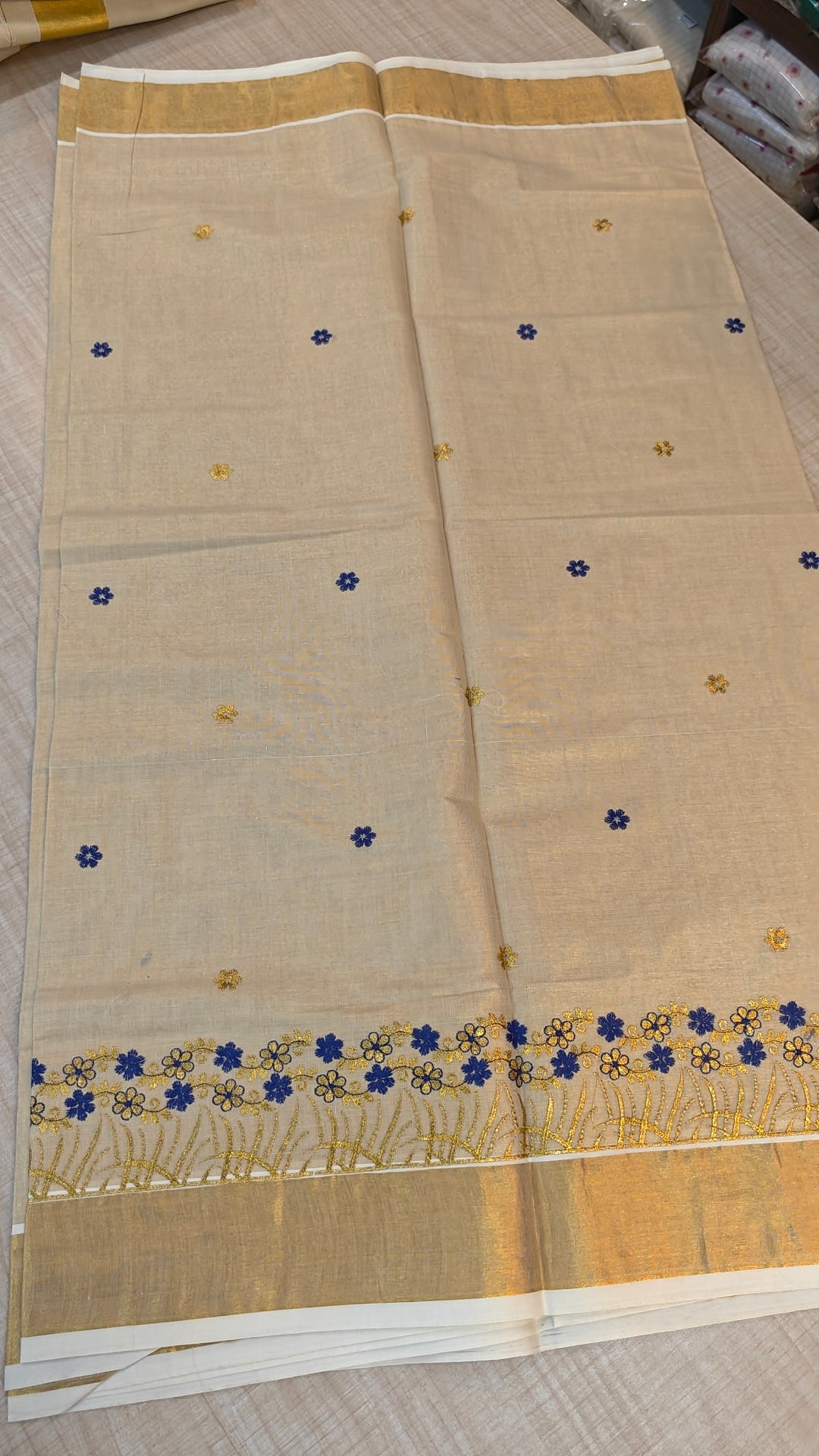 Tissue Kerala Saree | GS466