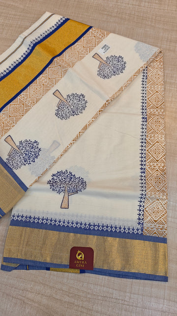 Cotton Kerala Saree | GS450