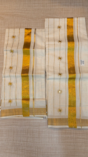 Cotton Set Mundu | GS309