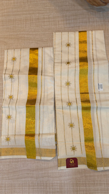 Cotton Set Mundu | GS310