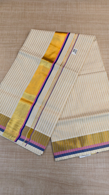 Cotton Kerala Saree | GS467