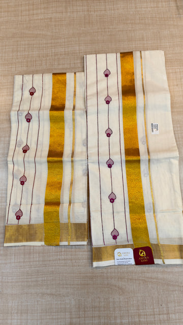Cotton Set Mundu | GS155