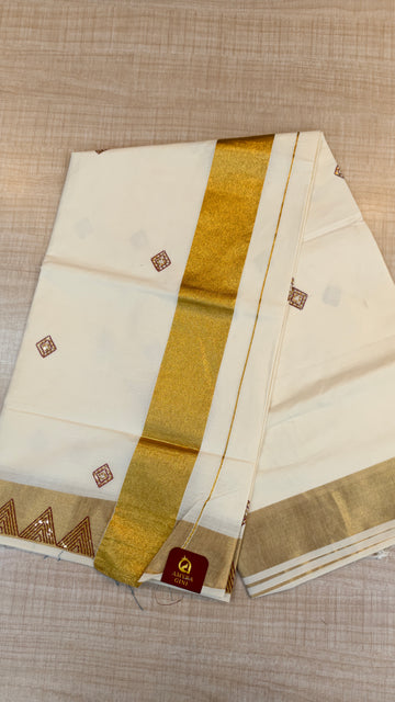 Cotton Kerala Saree | GS922