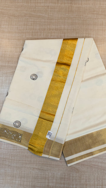 Cotton Kerala Saree | GS931