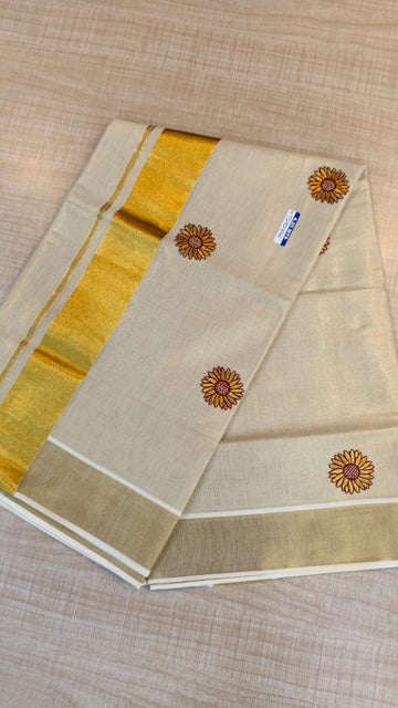 Tisssue Kerala Saree | GS918