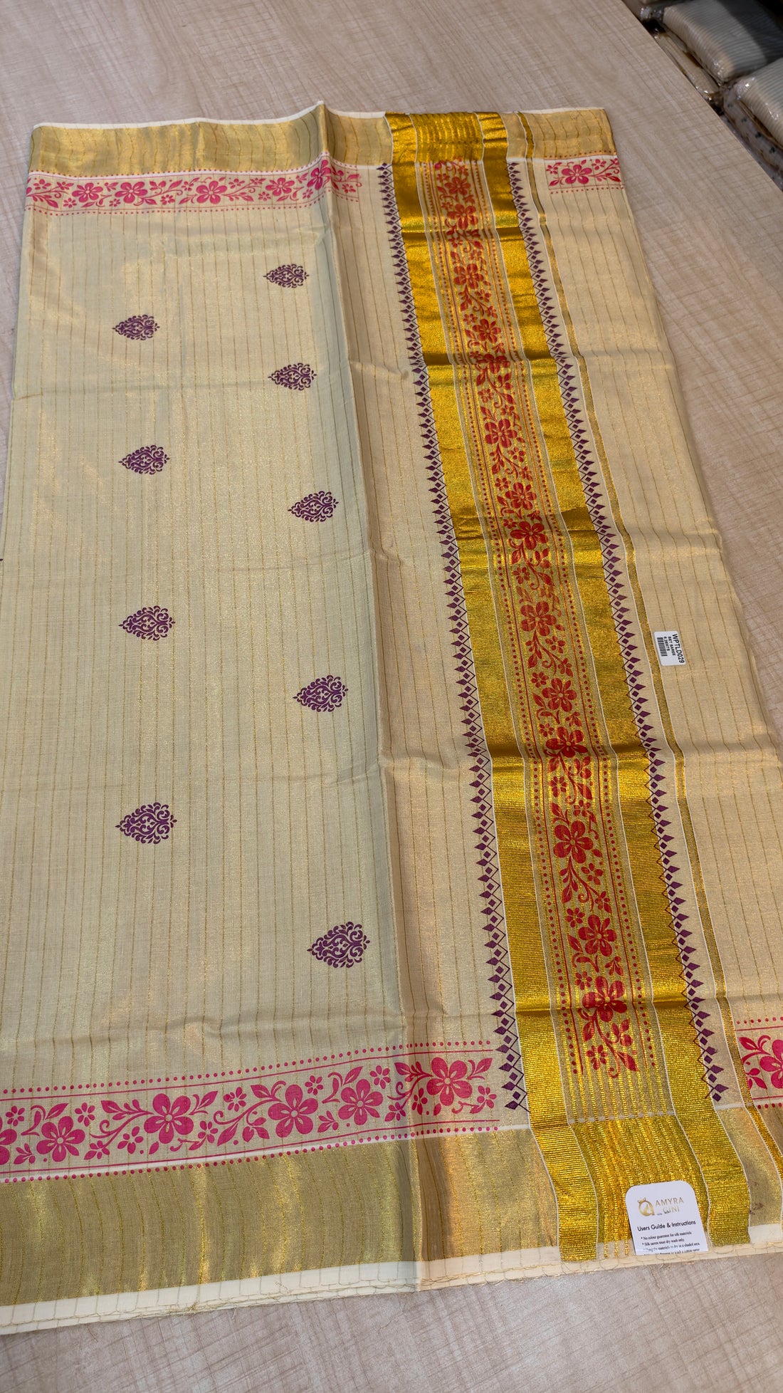 Tissue Kerala Saree | GS916