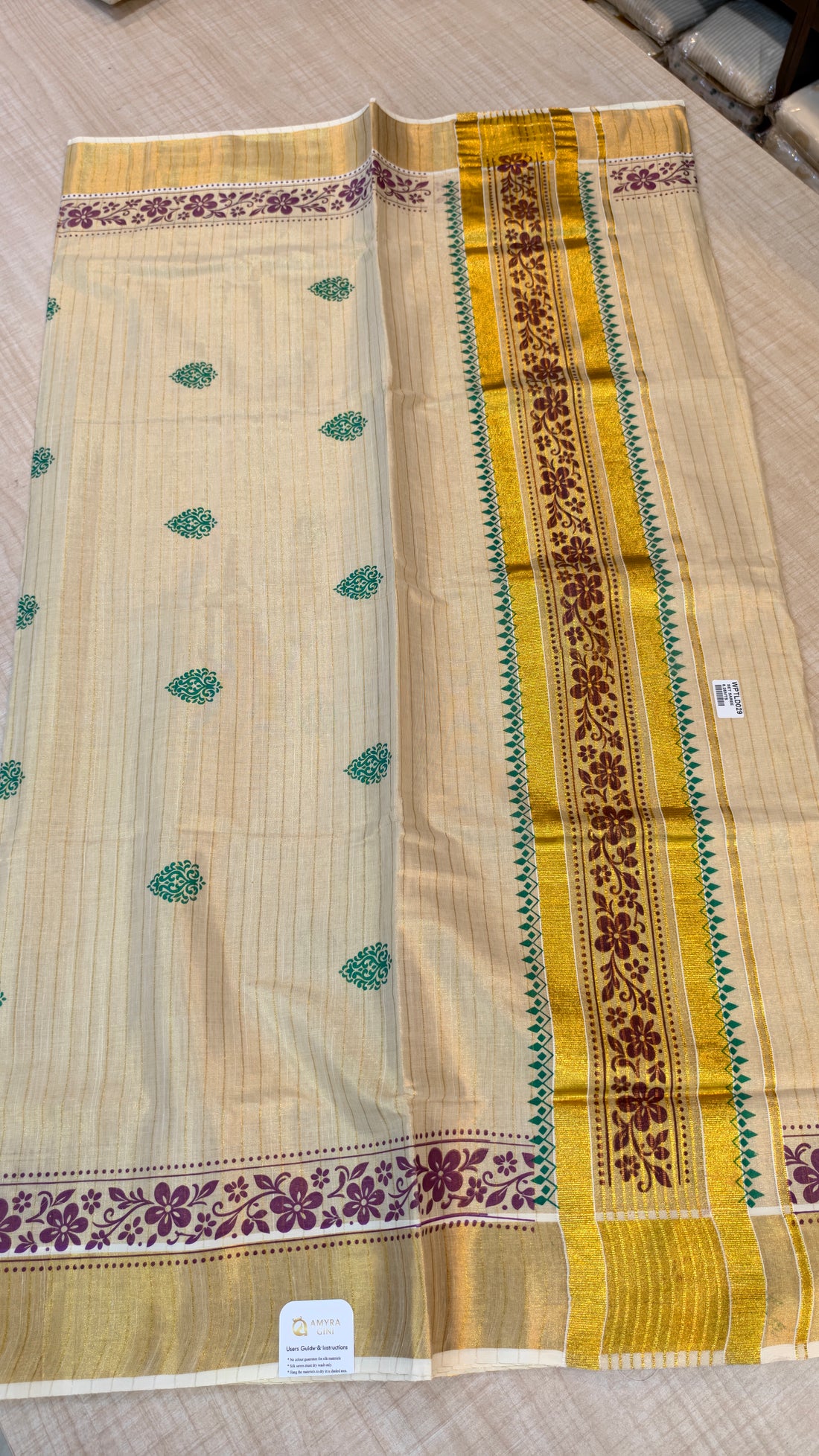 Tissue Kerala Saree | GS912