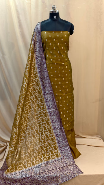 Semi Chanderi Salwar | PA366