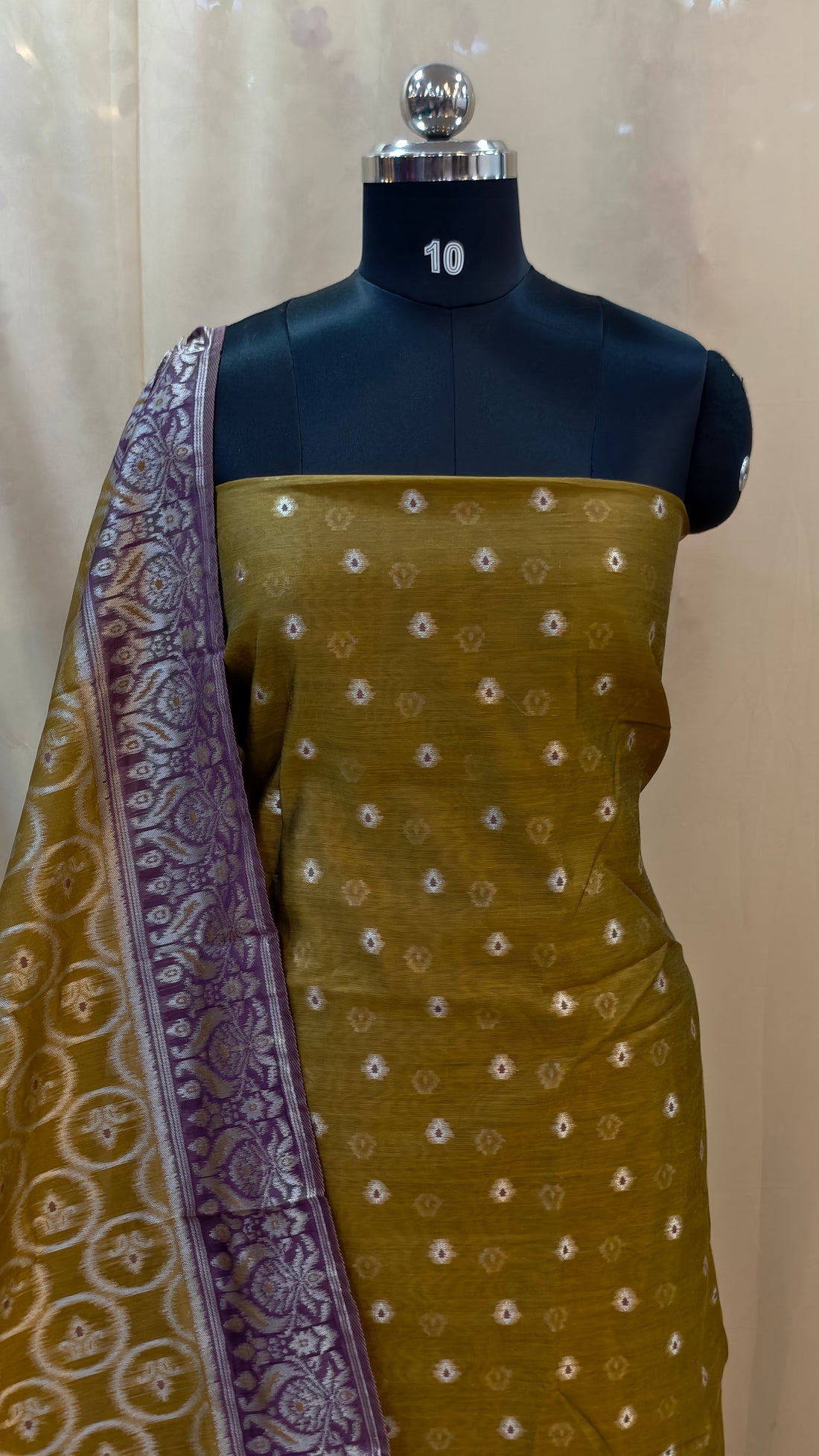 Semi Chanderi Salwar | PA366