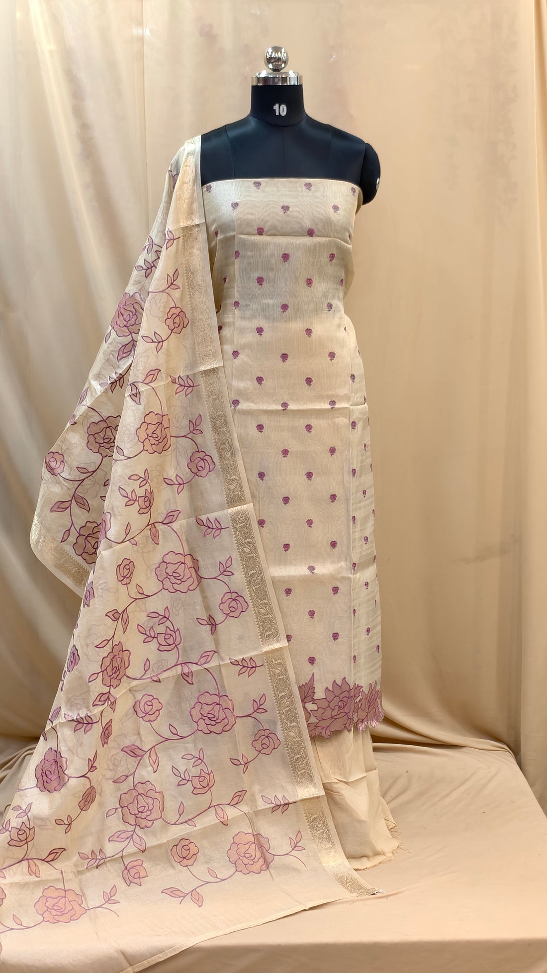 Tissue Chanderi Salwar | PA350