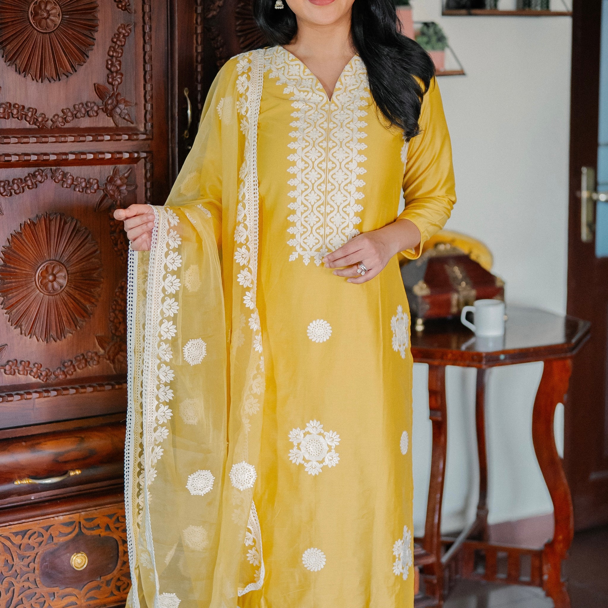 Roman Silk Salwar | AG362