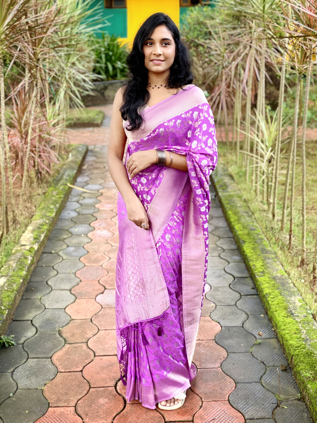 Chinnon Crape Saree |  1032