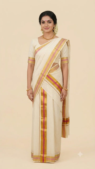 Cotton Set Mundu|GS305