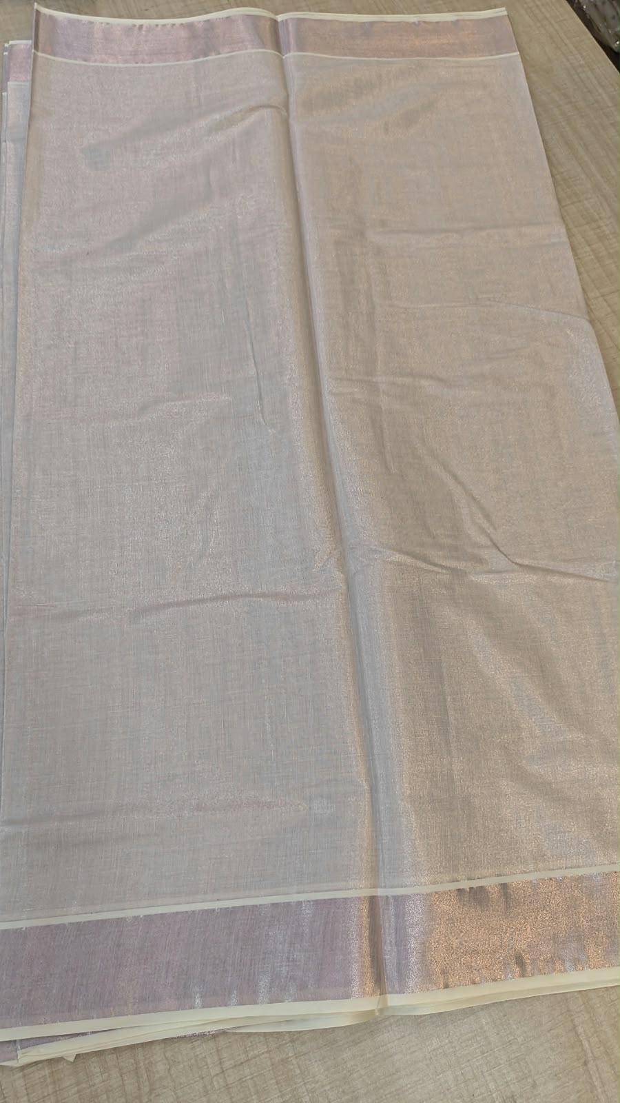 Rose Gold Kerala Saree | AS3322