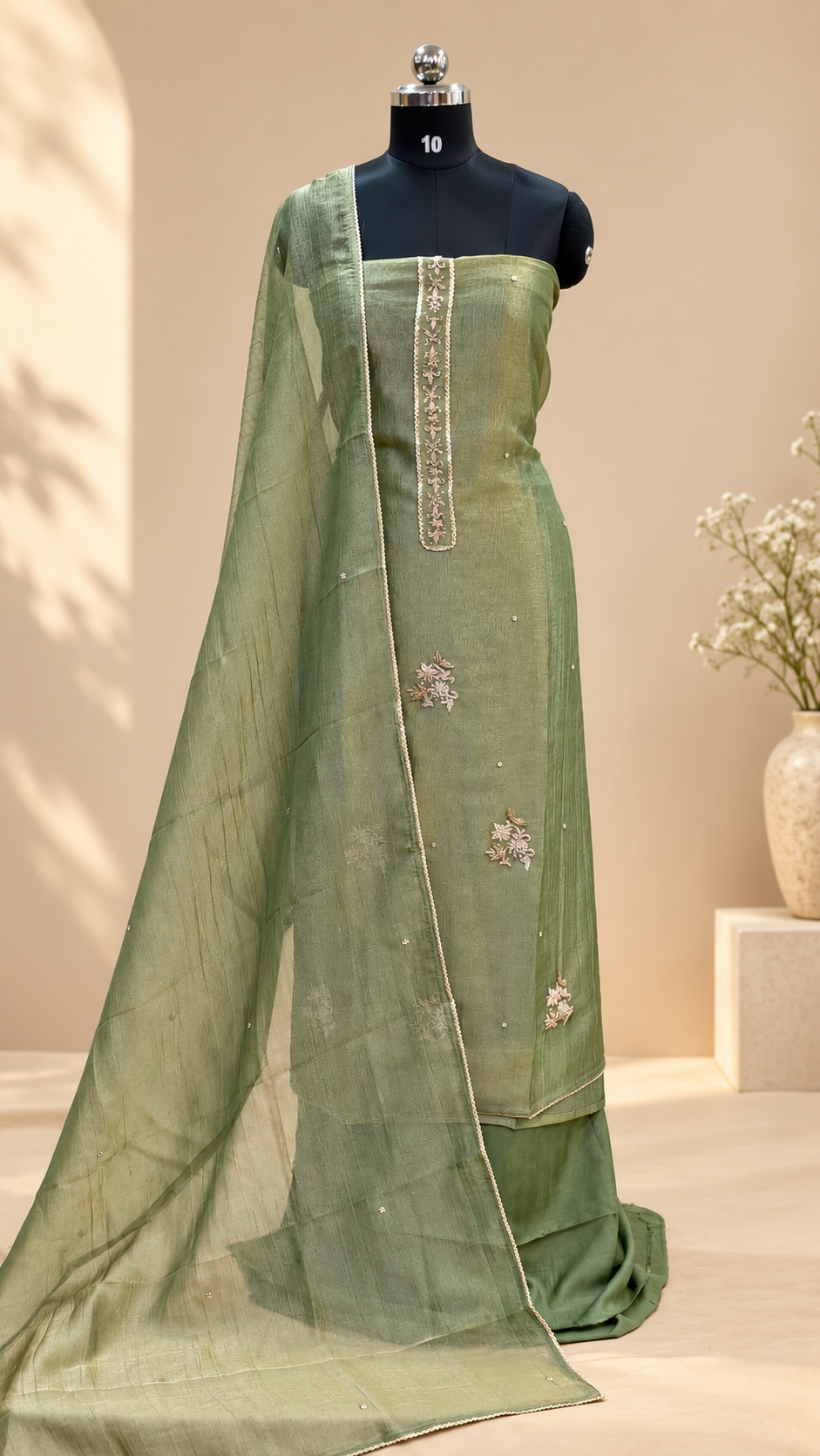 Crush Tissue Salwar | PA300