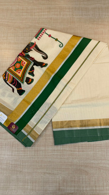 Cotton Kerala Saree | GS270