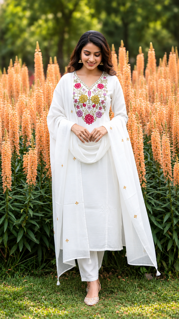 Mul Chanderi Ready to Wear | NA800