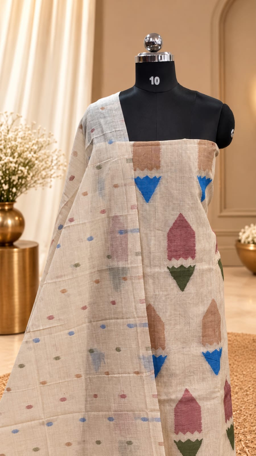 Semi Chanderi Salwar | PA420